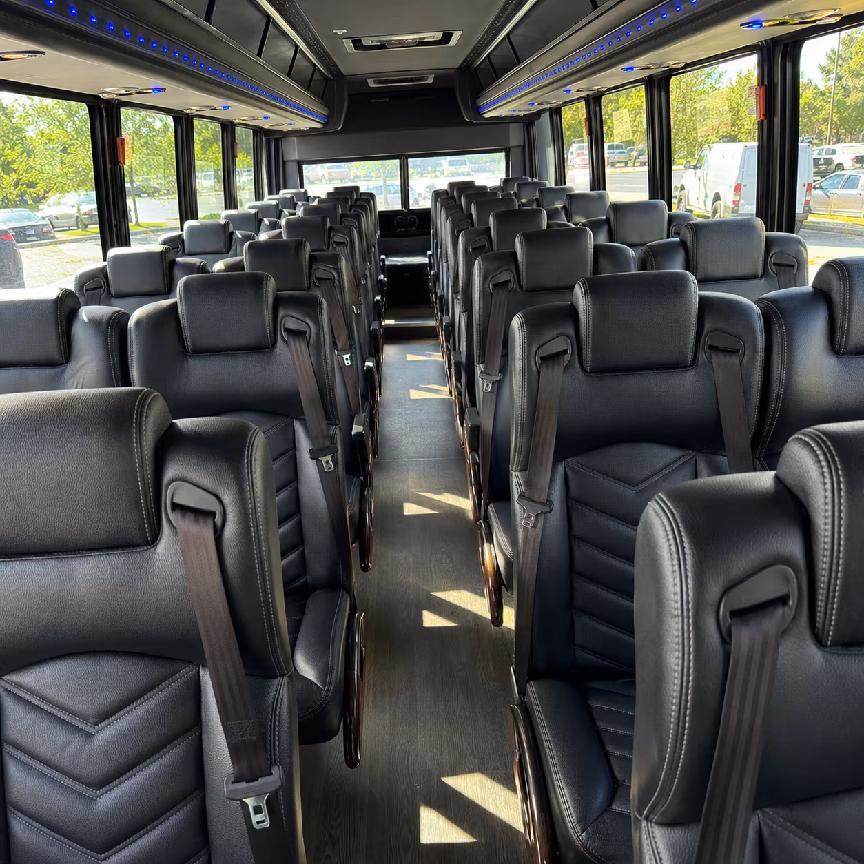 35 passenger minibus inside