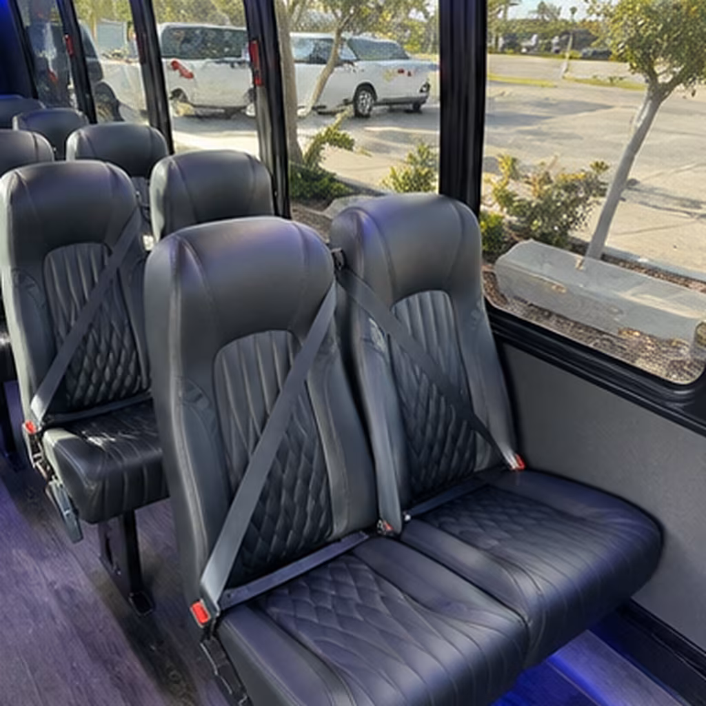 new haven 25 passenger minibus inside