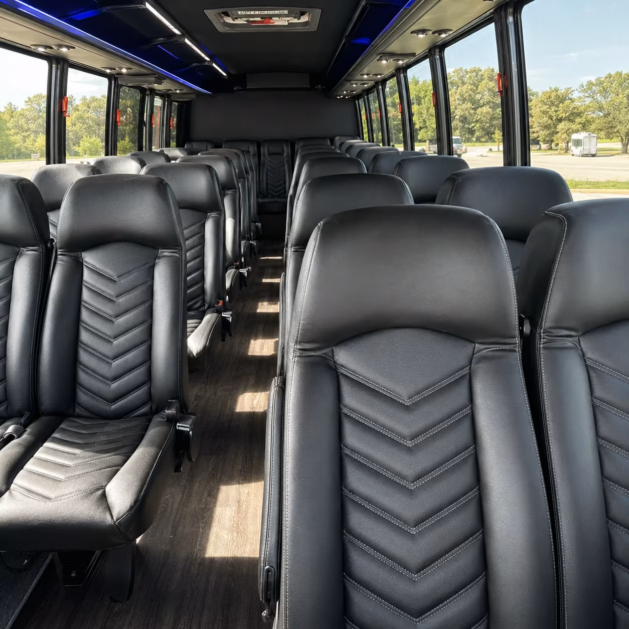 new haven 30 passenger minibus inside