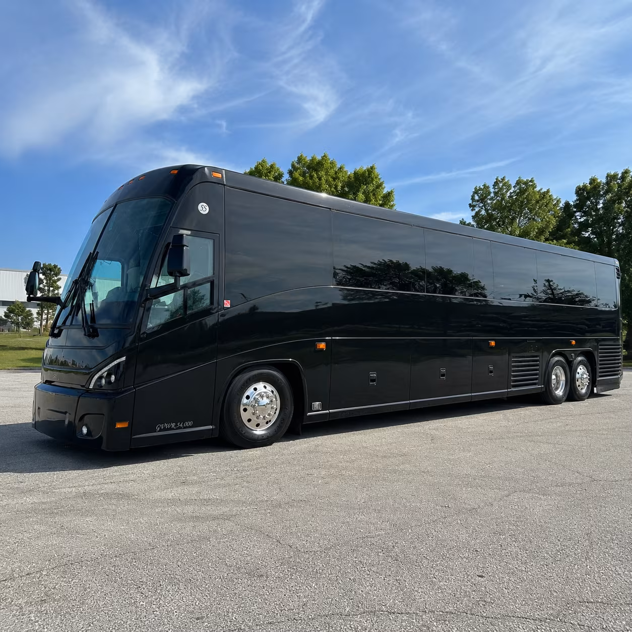 new haven 47 passenger charter bus