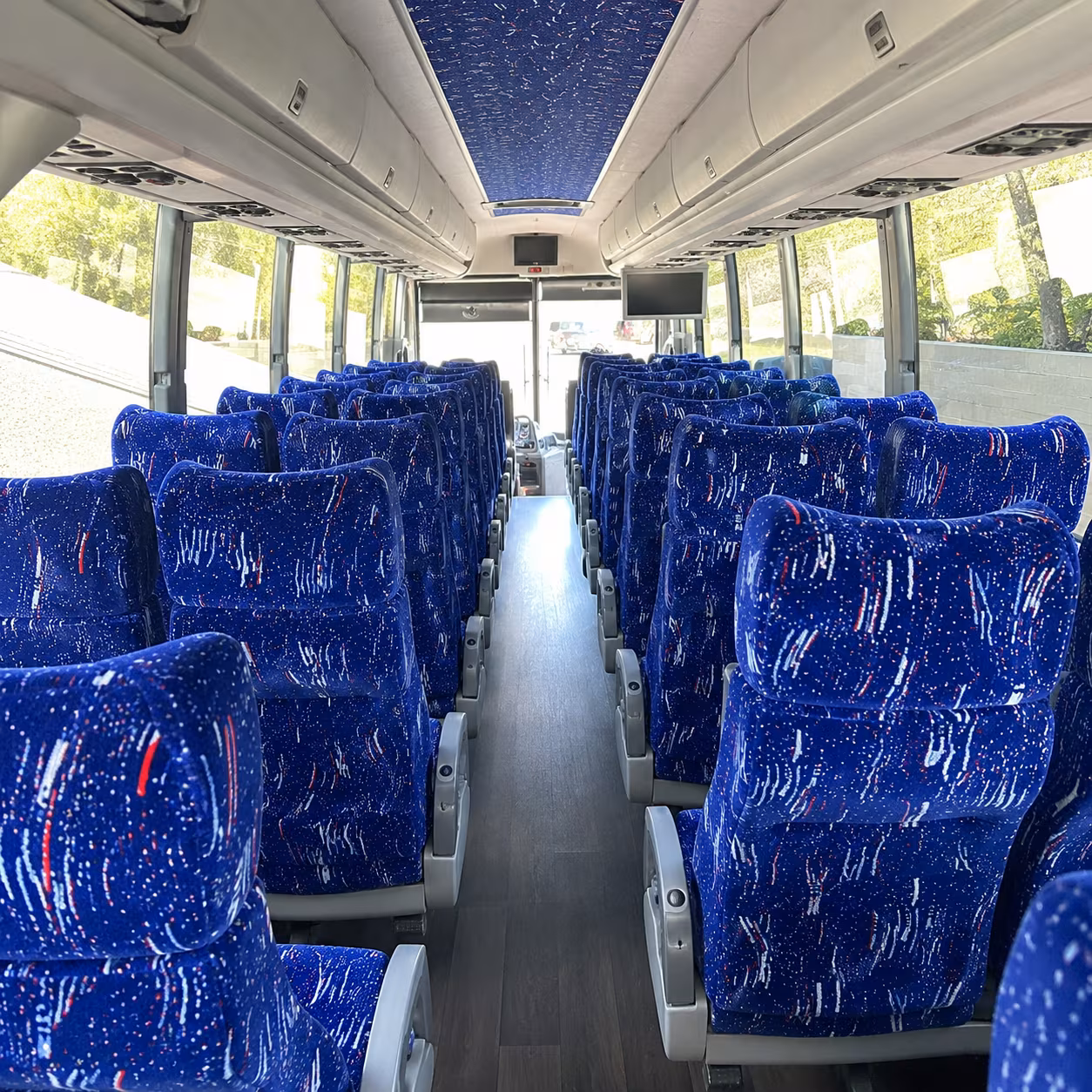 new haven 50 passenger charter bus interior