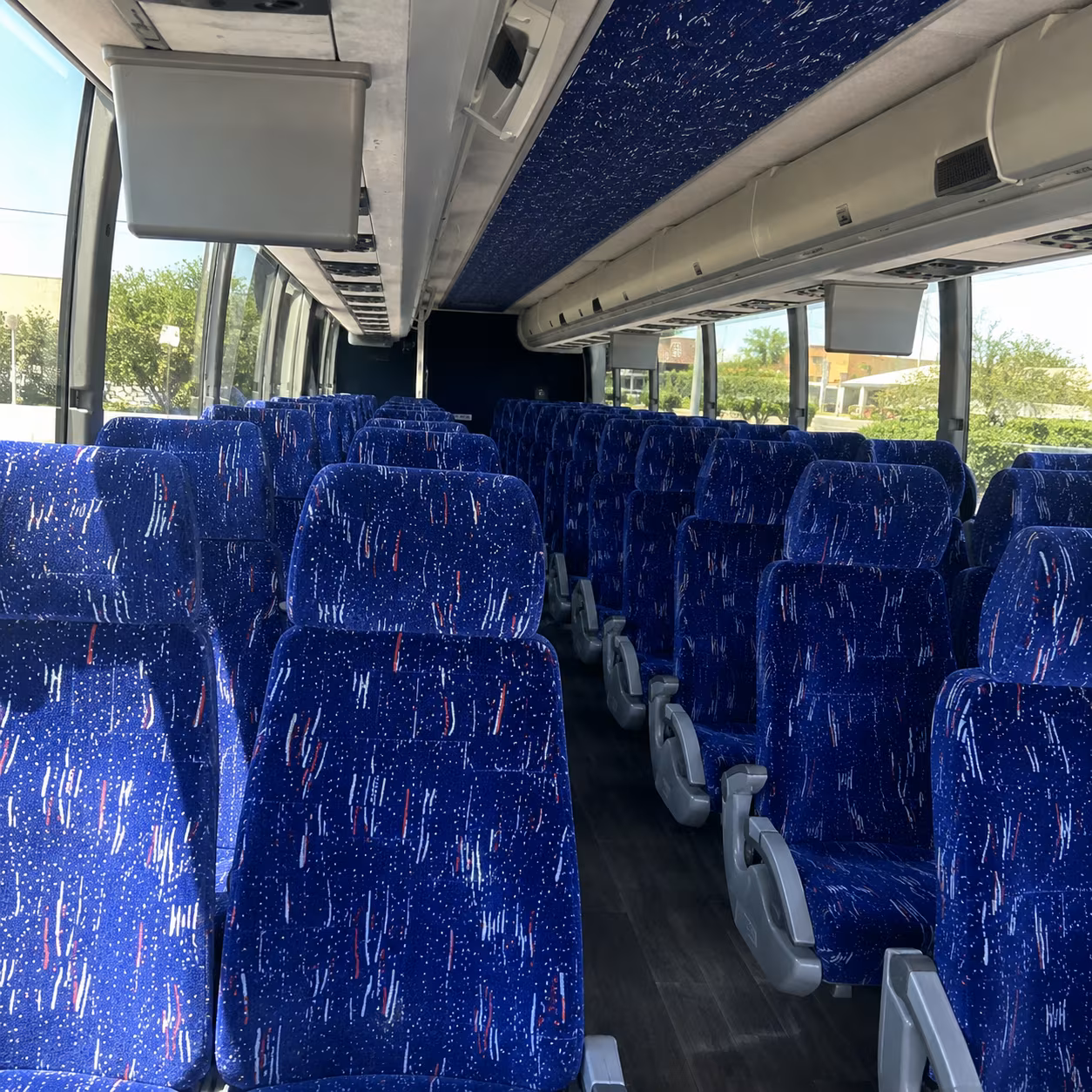new haven charter bus inside