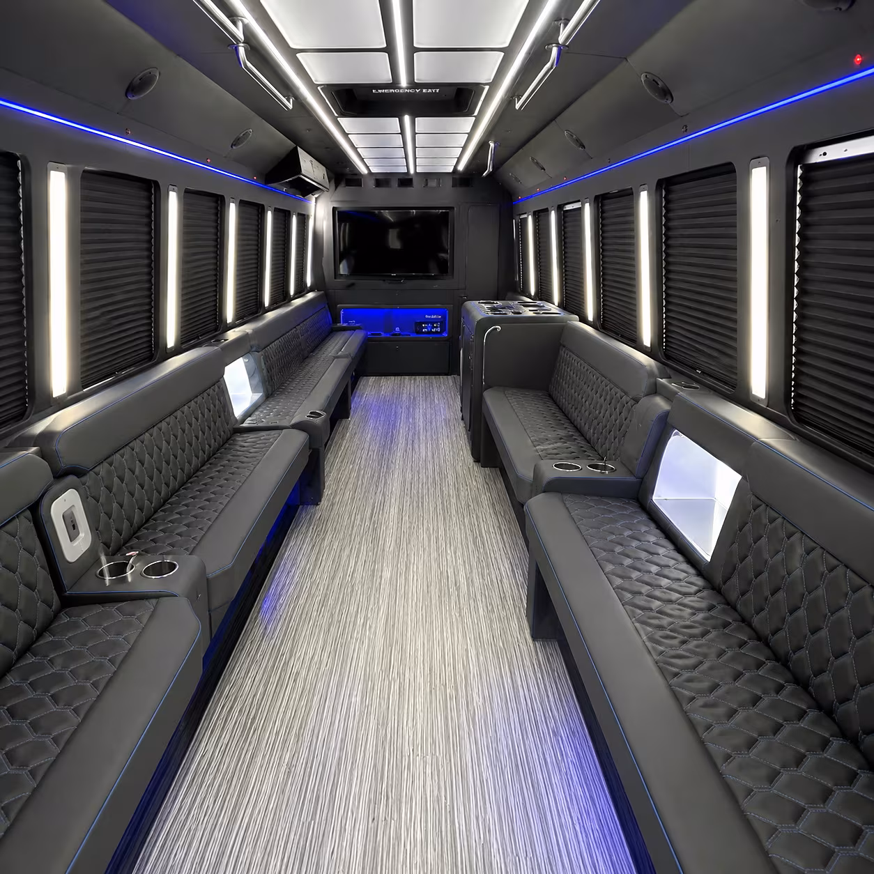 new haven party bus interior