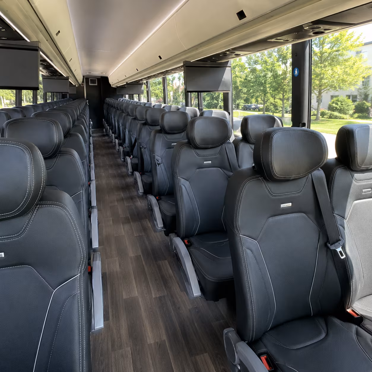 new haven sporting event transportation onboard seating